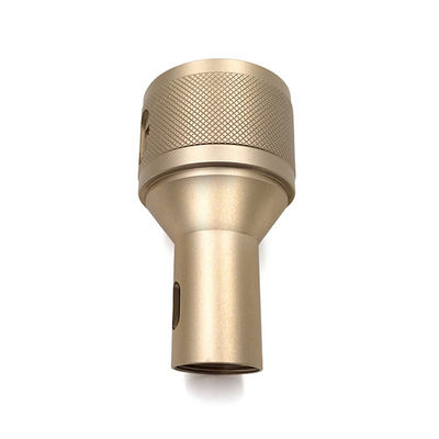 کانکتور کواکسیال خرطومی آنودایز شده ماشینکاری سفارشی CNC آلومینیومی مس