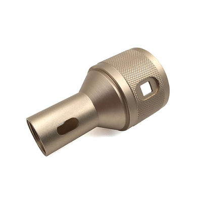 کانکتور کواکسیال خرطومی آنودایز شده ماشینکاری سفارشی CNC آلومینیومی مس