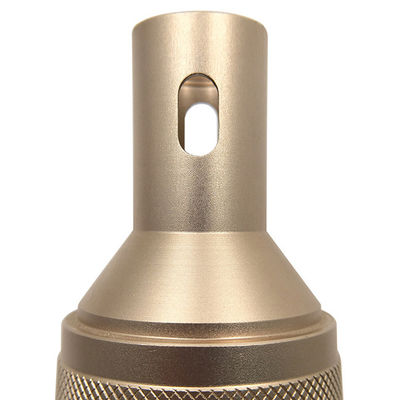 کانکتور کواکسیال خرطومی آنودایز شده ماشینکاری سفارشی CNC آلومینیومی مس