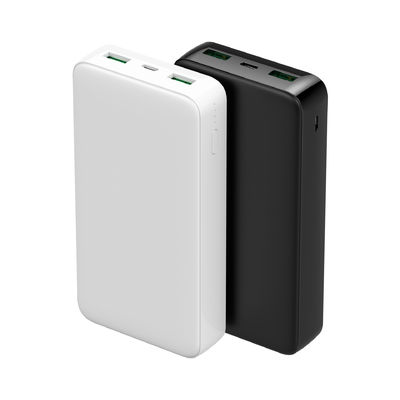 منبع تغذیه موبایل 50K تزریق پلاستیک بانک شارژ سریع 20000mah میلی آمپر
